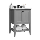 24"/Granite-4"Centerset/Grey