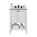 24"/Granite-4"Centerset/White