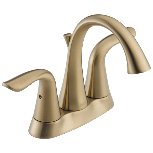 Delta Lahara Two Handle Centerset Bathroom Faucet - Champagne Bronze