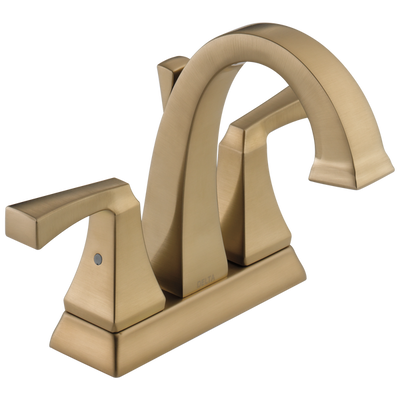 Delta Dryden Two Handle Centerset Bathroom Faucet - Champagne Bronze