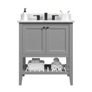 30"/Granite-4"Centerset/Grey