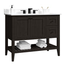 42"/CulturedMarble-4"Centerset/Brown