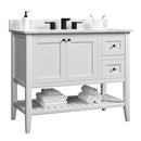 42"/Granite-8"Spread/White