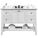 48"/Granite-8"Spread/White