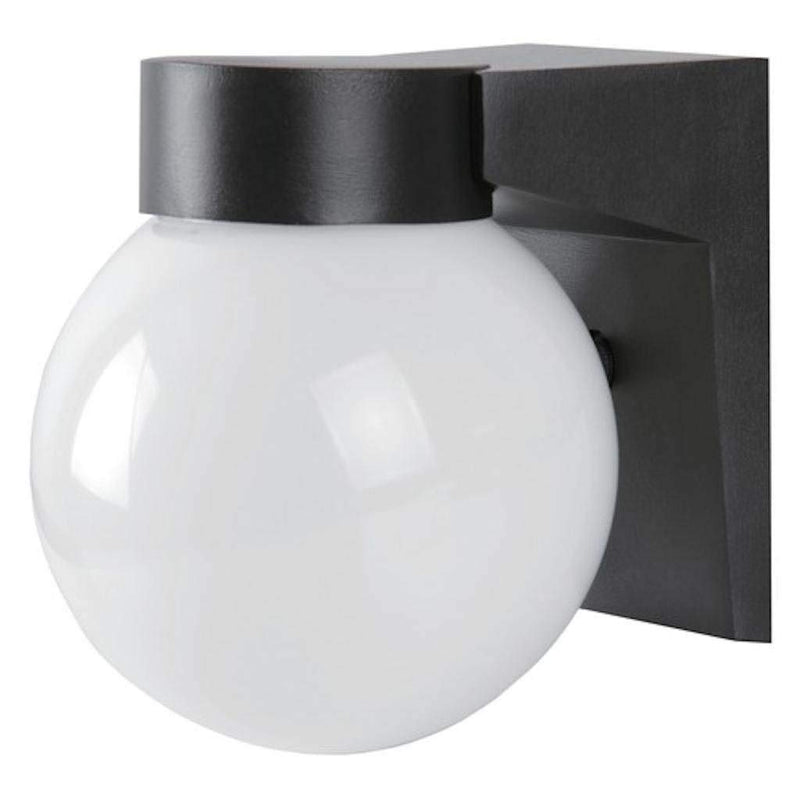 Morris LED Globe Entryway Light, 9W, 4000K, Black