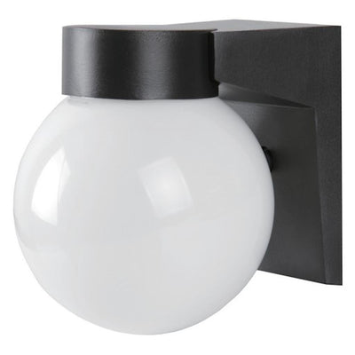 Morris LED Globe Entryway Light, 12W, 4000K, Black