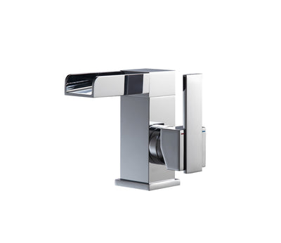 Aqua Fontana Single Lever Waterfall Faucet - Chrome