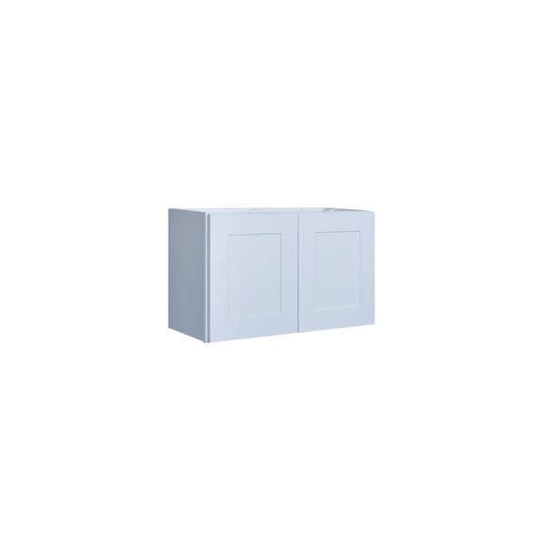 Natura 12" D Two door Over the Stove-Top Wall Luxor Kitchen Cabinet