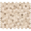 Sande Hexagon 2" x 2" Glass Mosaic Tile in Brown (14.7 SF/Carton)