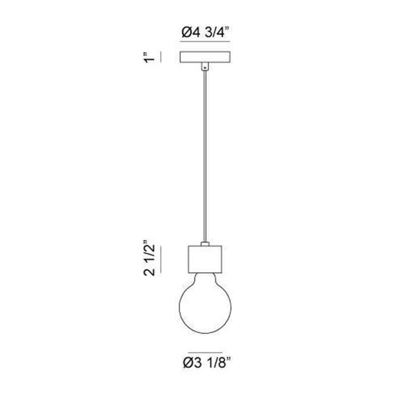 Marmo 2 Light Marble (White) Pendant Ceiling Light