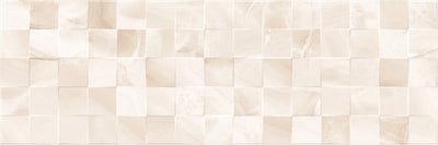 Duomo Cream 10" x 30" Glazed Ceramic 3D Decor Polished Wall Tile (14.13 SF/Carton)