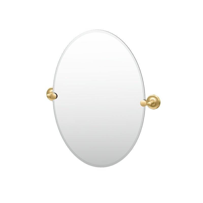 24"Hx25"W/Gold/Oval