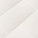 Estates White Matte Porcelain Floor and Wall Tile