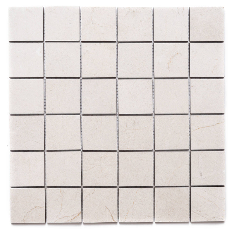 Foro Beige Matte 2" x 2" Floor and Wall porcelain Beige Tile (7 SF/Carton)