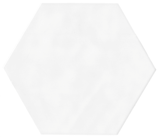 Metis Hexagon White 7" Handmade-Look Glazed Wall Tile (10.76 SF/Carton)