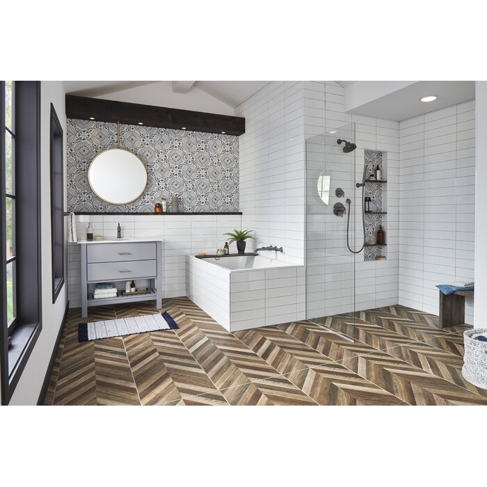 Graben Paloma 8" x 8" Porcelain Spanish Matte Wall & Floor Tile (5.16 SF/Carton)