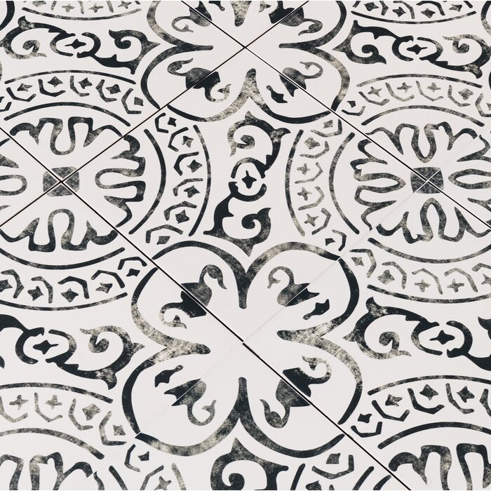 Graben Paloma 8" x 8" Porcelain Spanish Matte Wall & Floor Tile (5.16 SF/Carton)