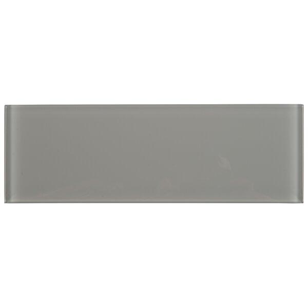 Nero Gray Glass Subway Tile (5 SF/Carton)