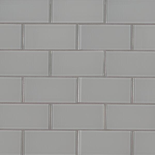 Nero Gray Glass Subway Tile (5 SF/Carton)