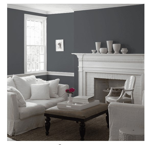 Benjamin Moore Eggshell Paint Interior Stormy Sky 1616