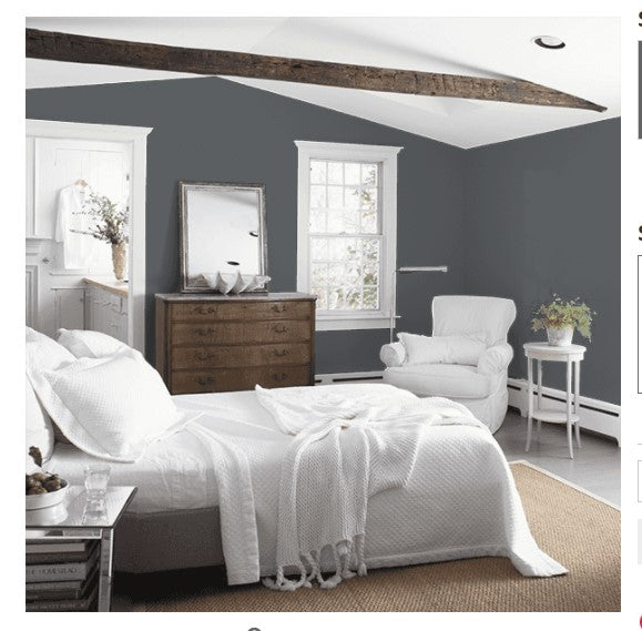 Benjamin Moore Eggshell Paint Interior Stormy Sky 1616