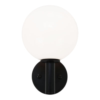 Cosmo 1 Light 6 inch Black Wall Sconce Wall Light