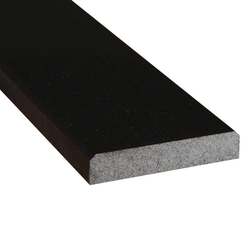 Black Granite Polished Double Beveled Threshold Tile