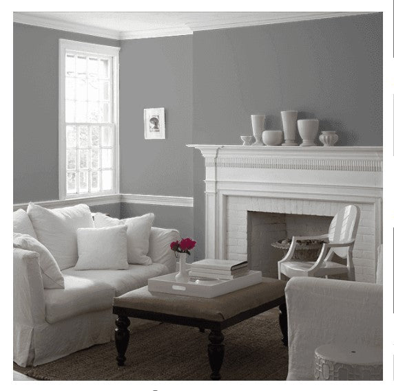 Benjamin Moore Eggshell Paint Interior Storm AF-700