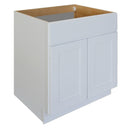 Natura 24" D x 34.5" H Two Door Sink Base Luxor Kitchen Cabinet