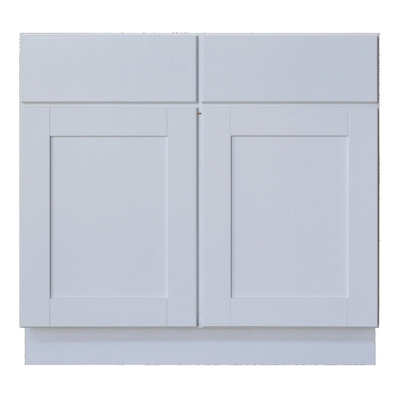 Natura 24" D x 34.5" H Two door, Two Drawer Base Luxor Kitchen Cabinet