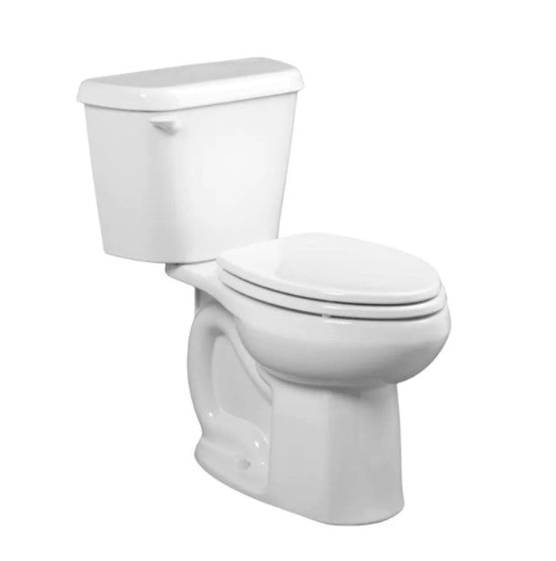 American Standard Colony White Elongated Standard Height 2-Piece Toilet 12-in Rough-In Size