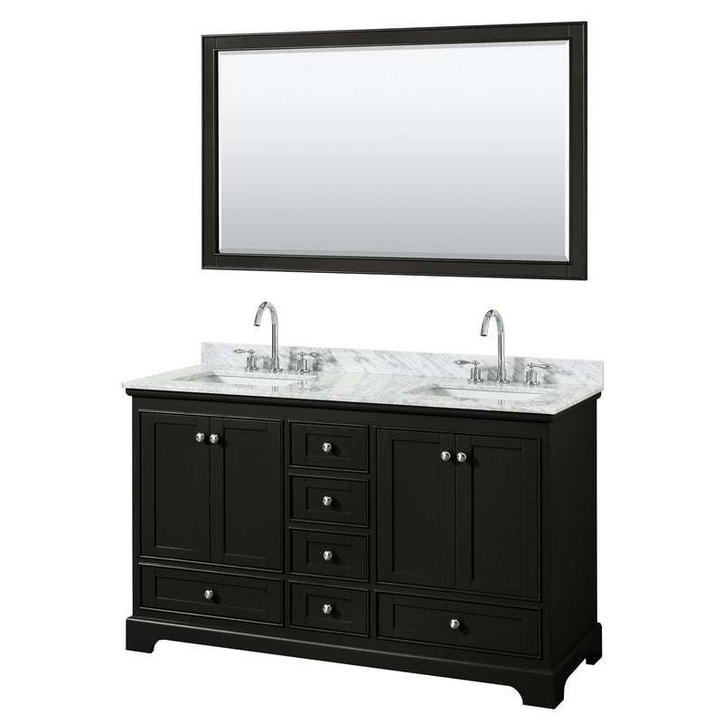 60"/Espresso/SquareSinks