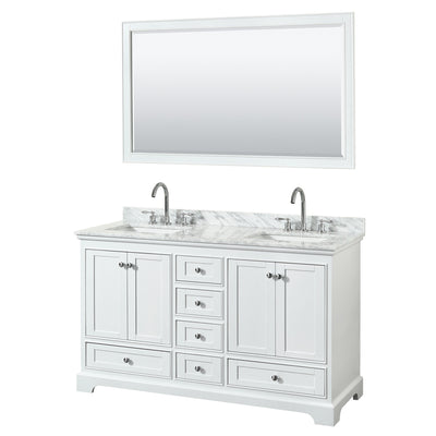 60"/White/SquareSinks