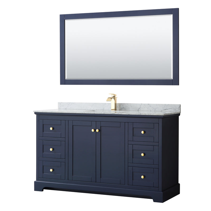 60"/Blue/SquareSink