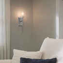 Kichler Alton 5-in W 1-Light Chrome Industrial Wall Sconce