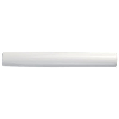 Brilliance 5" x 6" Ceramic Polished Bright White Pencil Trim Tile (1.55 SF/Carton)