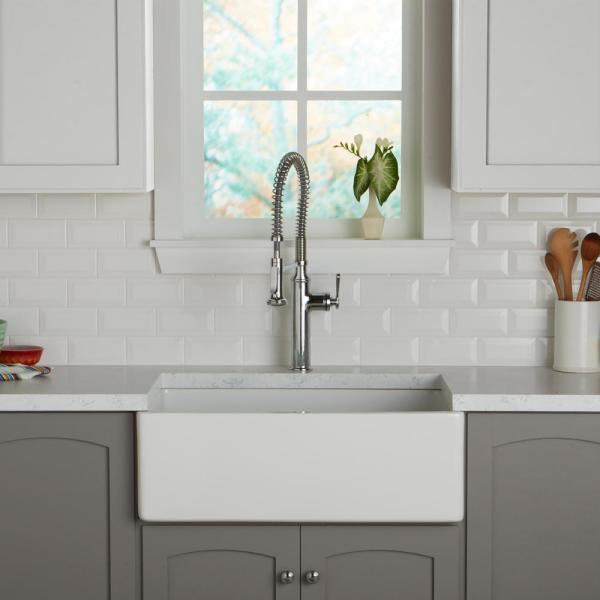 Brilliance 3" x 6" Ceramic Polished Bright White Subway Tile - Beveled (10 SF/Carton)