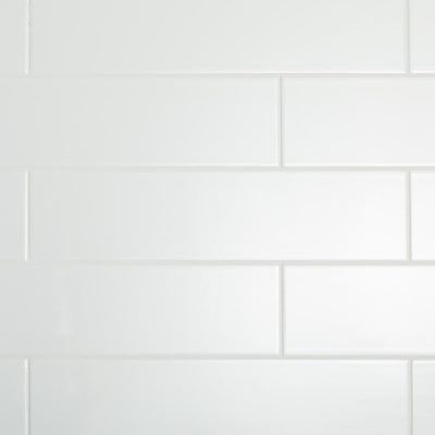 Brilliance 4" x 16" Ceramic Polished Bright White Subway Tile (8.6 SF/Carton)