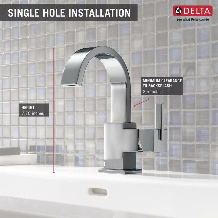 Delta Vero Single Hole Bathroom Faucet