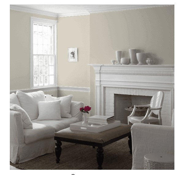 Benjamin Moore Eggshell Paint Interior Fossil AF-65