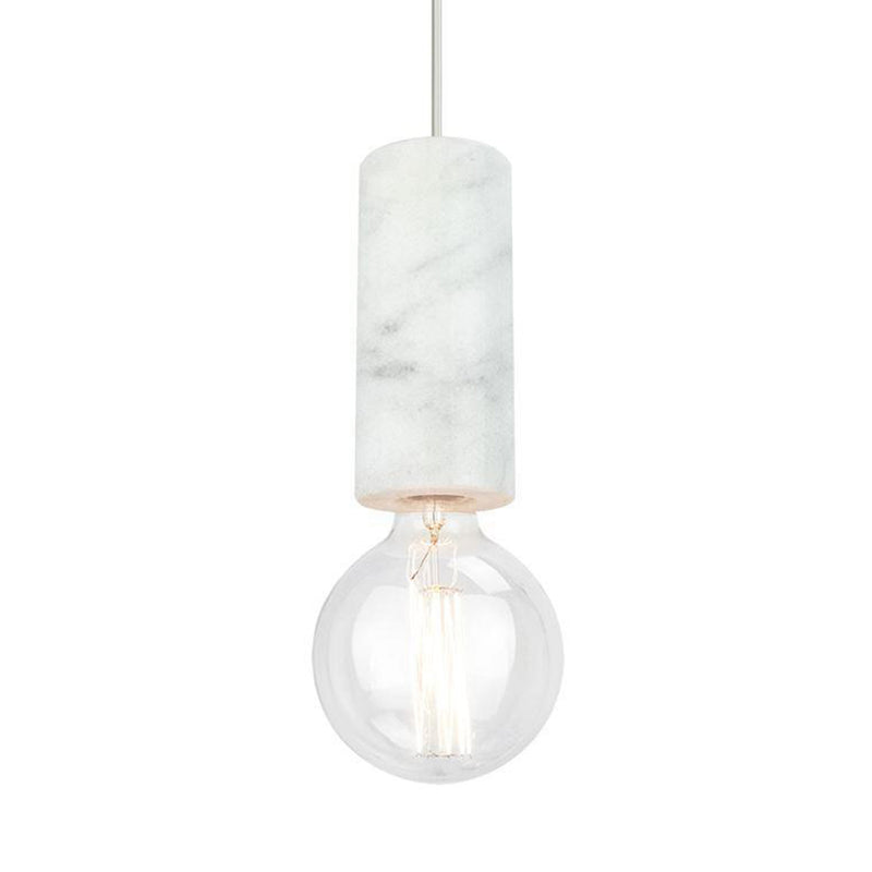 Marmo 2 Light Marble (White) Pendant Ceiling Light