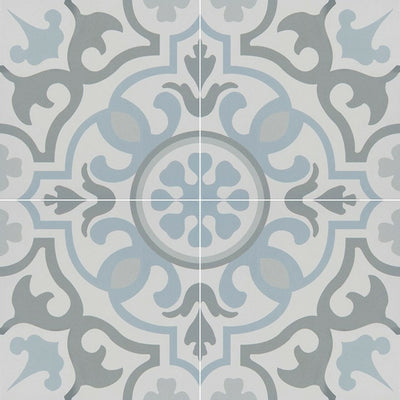 Graben Blume 8" x 8" Porcelain Spanish Matte Wall & Floor Tile (5.16 SF/Carton)