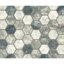 Truffle 12" x 12" Hexagon Matte Glass Mesh-Mounted Mosaic Tile (14.7 SF/Carton)