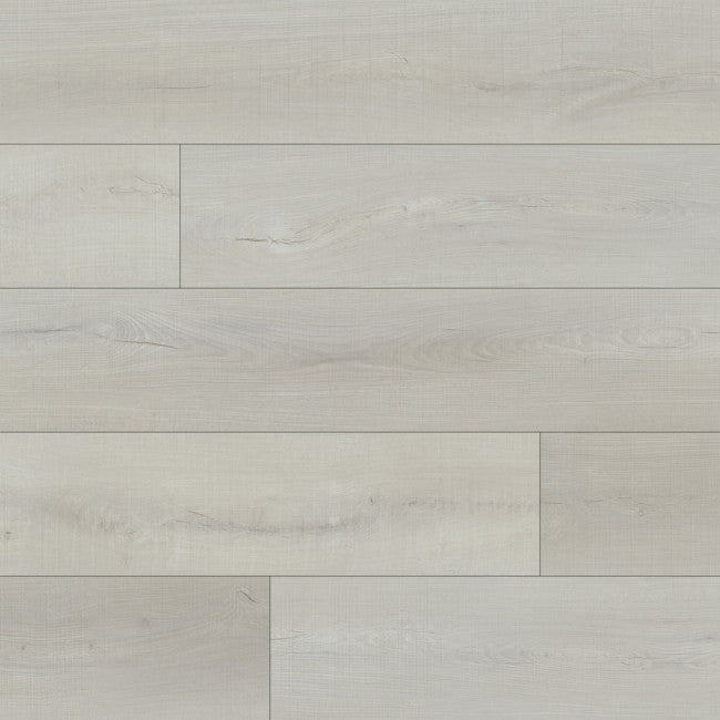 Andover Whitby White 7" x 48" Rigid Core Click Lock Luxury Vinyl Plank Flooring (23.77 SF/Carton)